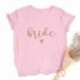 Team Bride Print Women Short Sleeve T Shirts Bachelorette Wedding Party Graphic T-shirt Harajuku Tshirt Female Tees Tops Hipster