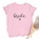 Team Bride Print Women Short Sleeve T Shirts Bachelorette Wedding Party Graphic T-shirt Harajuku Tshirt Female Tees Tops Hipster