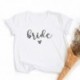 Team Bride Print Women Short Sleeve T Shirts Bachelorette Wedding Party Graphic T-shirt Harajuku Tshirt Female Tees Tops Hipster