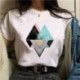 Women's Clothing Summer Short Sleeve Geometry Printed T Shirt Women Graphic Tshirt Harajuku Tops Tee Shirt Femme T-shirt Female