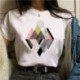 Women's Clothing Summer Short Sleeve Geometry Printed T Shirt Women Graphic Tshirt Harajuku Tops Tee Shirt Femme T-shirt Female