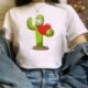 Summer Fashion Shirt Love Is Cike a Cactus T Shirt Women Tops Base O-neckwhite Tees Funny Lnteresting Girls Tshirt Gothic